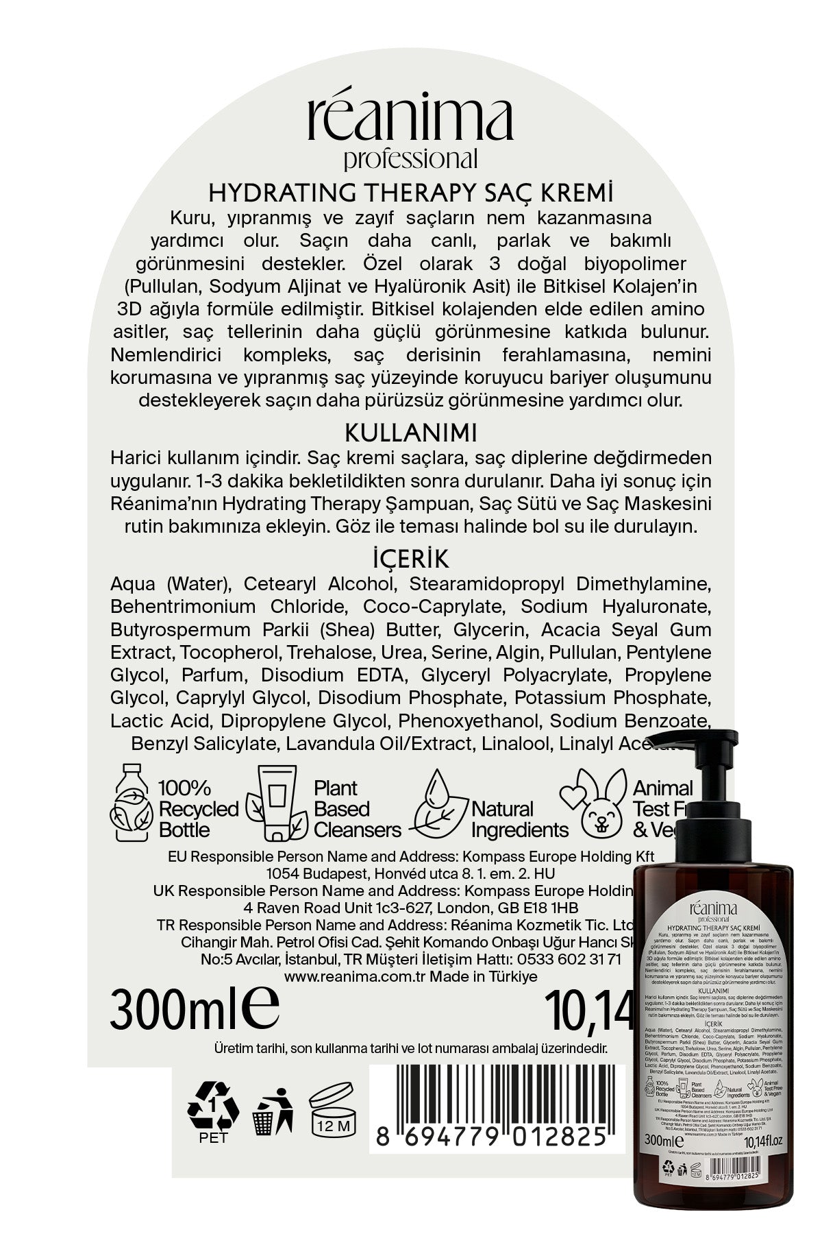 Hydrating Theraphy Saçı Nemlendiren Parlaklık ve Pürüzsüzlük Sağlamaya Yardımcı Saç Bakım Kremi