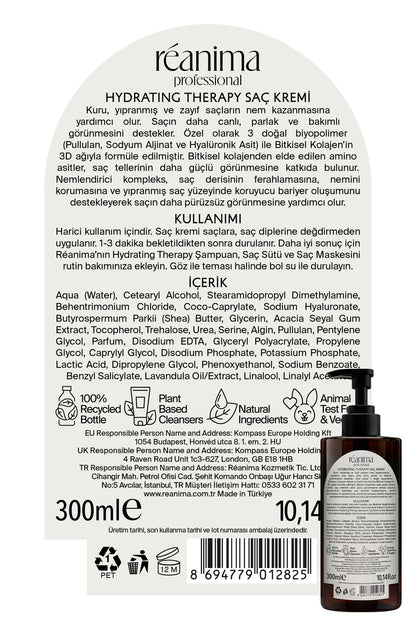Hydrating Theraphy Saçı Nemlendiren Parlaklık ve Pürüzsüzlük Sağlamaya Yardımcı Saç Bakım Kremi