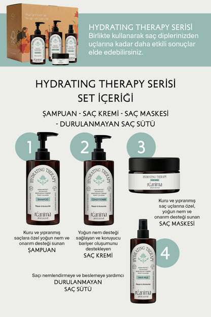 Hydrating Theraphy Saçı Nemlendiren Parlaklık ve Pürüzsüzlük Sağlamaya Yardımcı Saç Bakım Kremi
