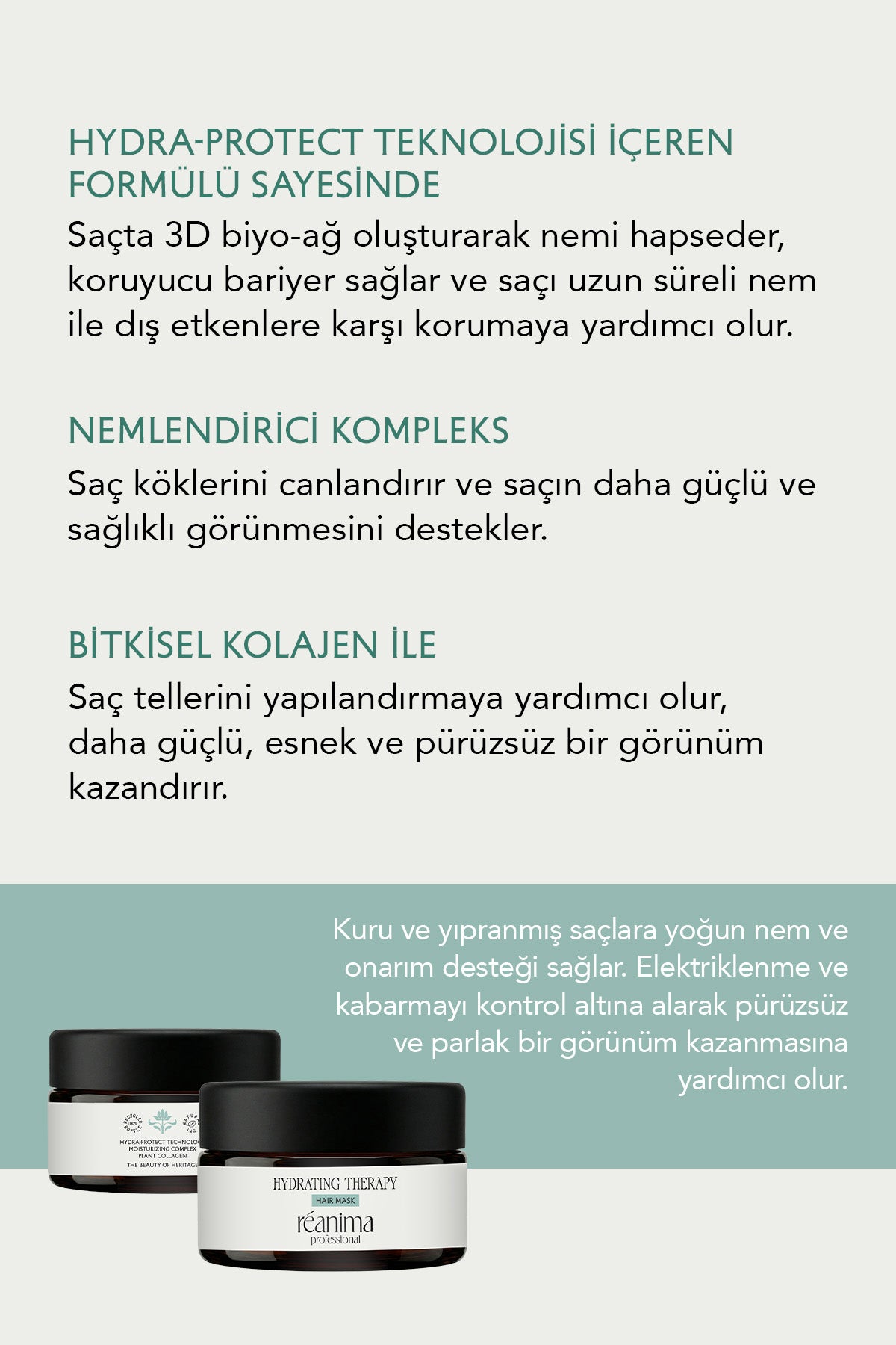 Hydrating Theraphy Yıpranmış Kuru Saçlar İçin Bakım Onarım Sağlayan Nemlendirici Saç Maskesi