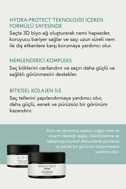 Hydrating Theraphy Yıpranmış Kuru Saçlar İçin Bakım Onarım Sağlayan Nemlendirici Saç Maskesi