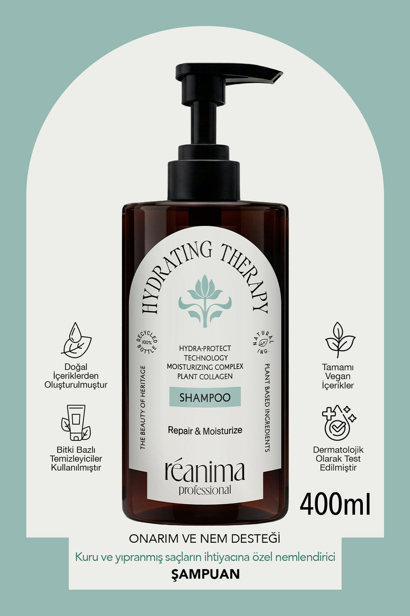 Hydrating Theraphy Zayıf Saçların Nem Kazanmasına Yardımcı Onarıcı Nemlendiren Saç Bakım Şampuanı