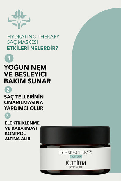 Hydrating Theraphy Yıpranmış Kuru Saçlar İçin Bakım Onarım Sağlayan Nemlendirici Saç Maskesi