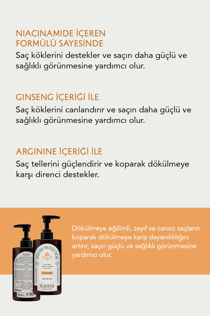 Strand Protection Saçı Besleyeci Sağlıklı Uzamayı Destekleyen Dökülme Karşıtı Saç Bakım Şampuanı