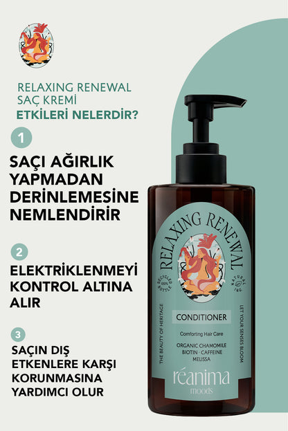 Relaxing Renewal Yumuşaklık Ve Kolay Tarama Sağlayan, Elektriklenme Karşıtı Saç Bakım Kremi