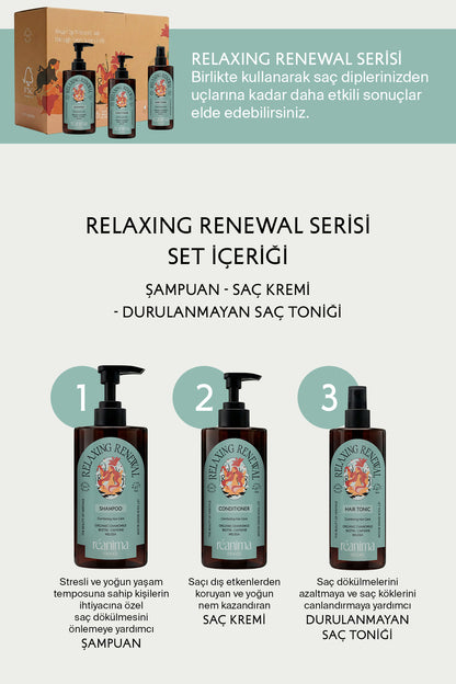 Relaxing Renewal Strese Bağlı Dökülmeyi Azaltmaya Ve Canlandırmaya Yardımcı Durulanmayan Saç Toniği