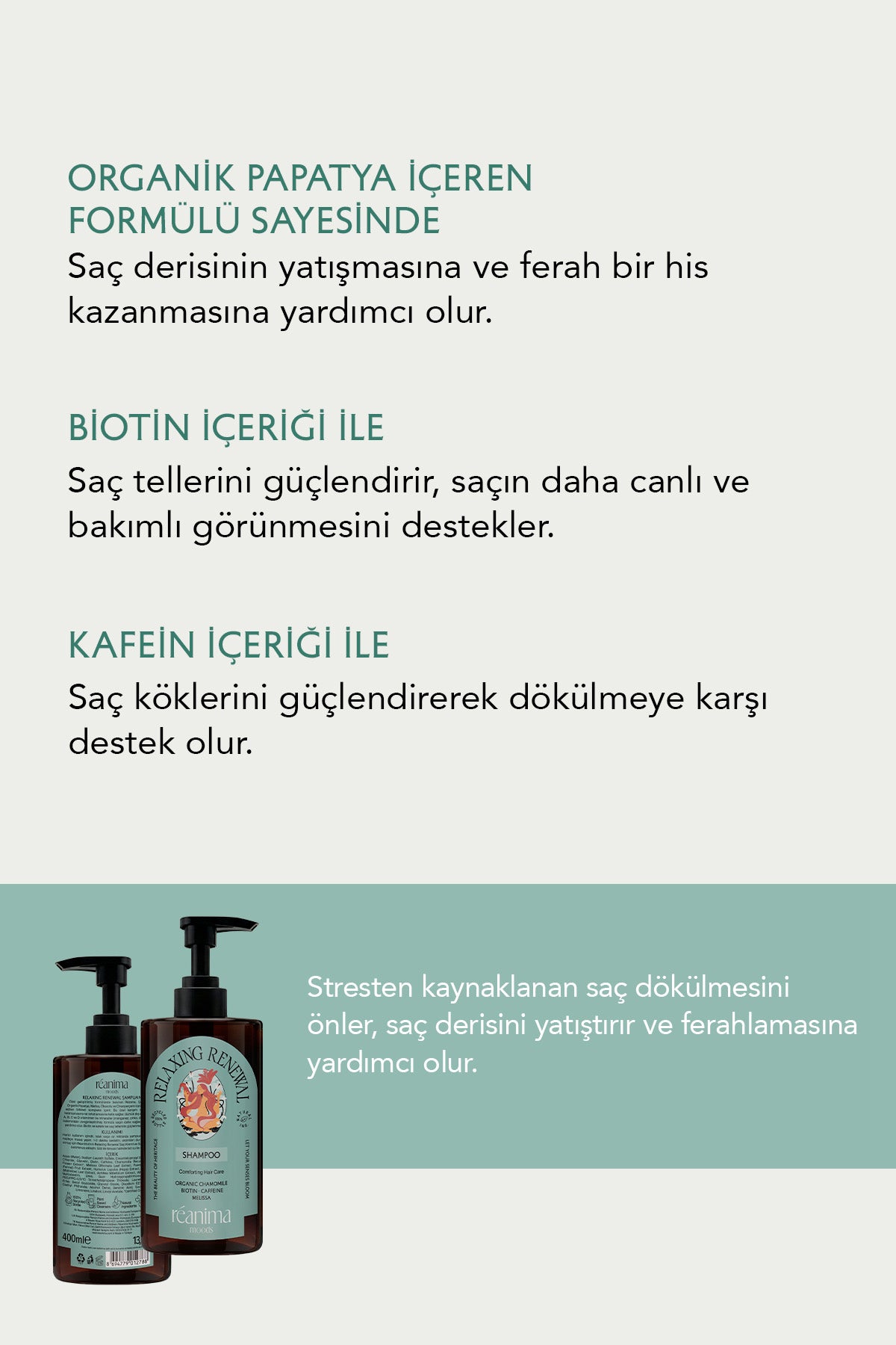 Relaxing Renewal Saç Derisini Ferahlatmaya Yardımcı Bitkisel Kompleksli Vegan Saç Bakım Şampuanı