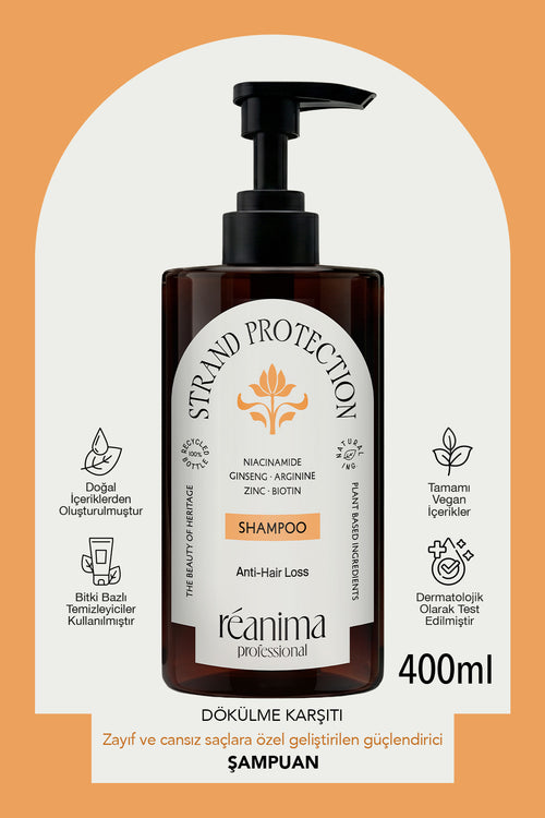 Strand Protection Saçı Besleyeci Sağlıklı Uzamayı Destekleyen Dökülme Karşıtı Saç Bakım Şampuanı